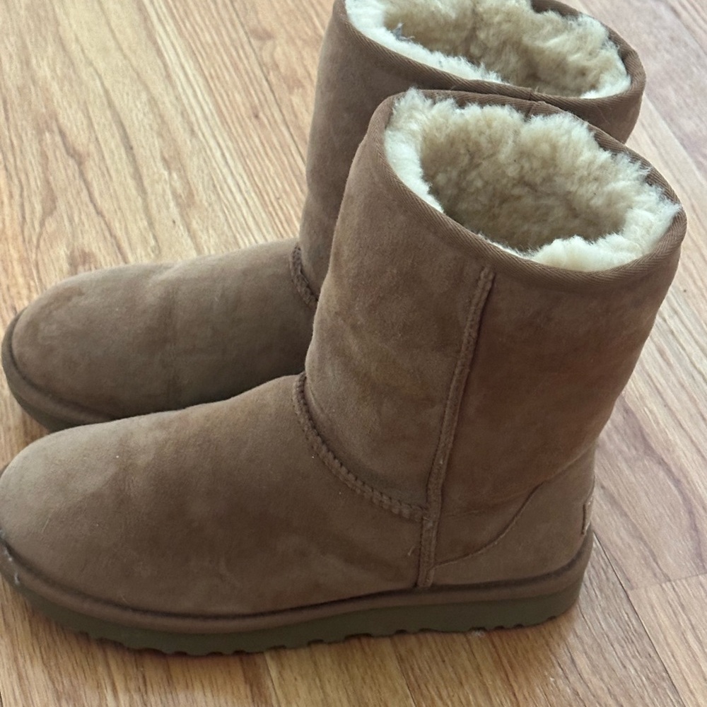 UGG Chestnut Suede Classic Short Boots